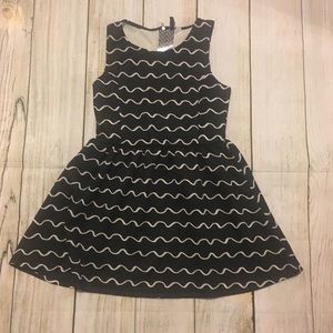 NWT H&M Black and White Skater Dress